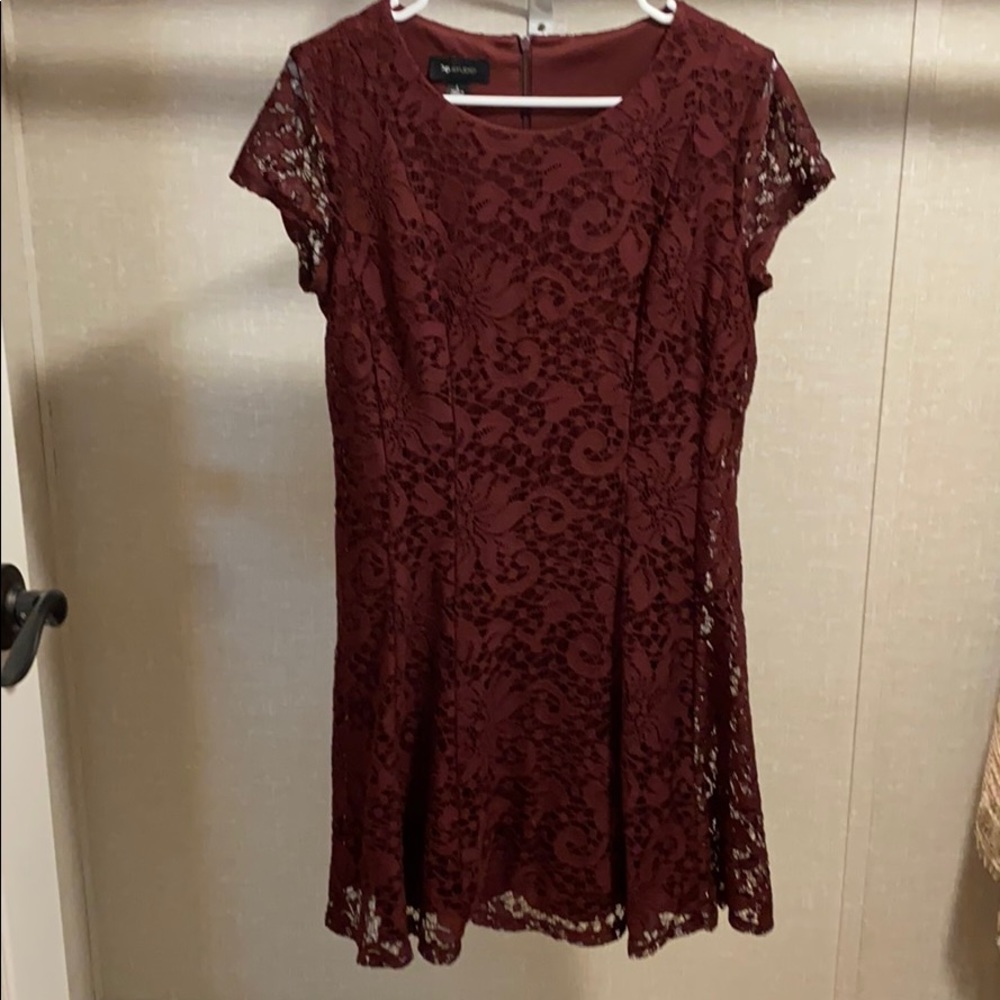 Lace Fit and Flare Dress